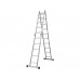 Лестница алюм. многофункц. 4х5 ступ. (стрем.-280см, лестн.-570см) 14,6кг STARTUL (ST9732-05) (усиленное шарнирное соединение)