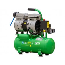 Компрессор ECO AE-10-OF1 (120 л/мин, 8 атм, коаксиальный, безмасляный, ресив. 10 л, 220 В, 0,7 кВт)
