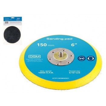 Тарелка на липучке 150 мм., 6″ DGM (d = 150 мм. (6″))