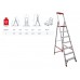 Лестница-стремянка алюм. проф. 151 см 7 ступ. 7,3кг NV3115 Новая Высота (с лотком-органайзером, макс. нагрузка 225кг) Лестница-стремянка алюм. проф. 151 см 7 ступ. 7,3кг NV3115 Новая Высота (с лотком-органайзером, макс. нагрузка 225кг)