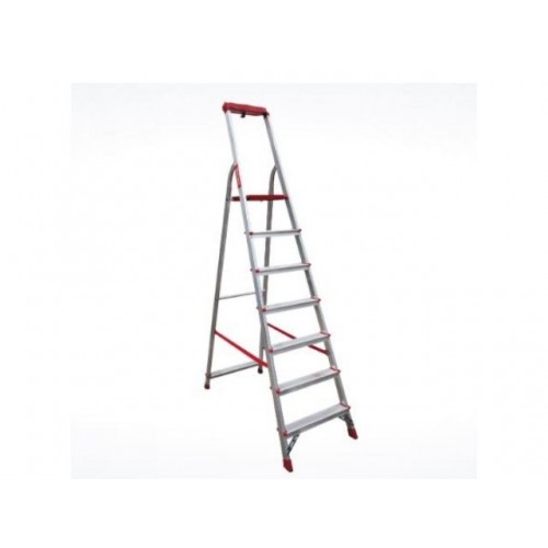Лестница-стремянка алюм. проф. 151 см 7 ступ. 7,3кг NV3115 Новая Высота (с лотком-органайзером, макс. нагрузка 225кг) Лестница-стремянка алюм. проф. 151 см 7 ступ. 7,3кг NV3115 Новая Высота (с лотком-органайзером, макс. нагрузка 225кг)