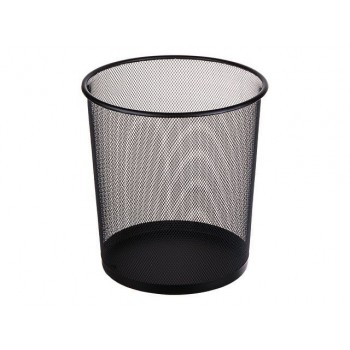 Корзина для бумаг, 26.5х22х28, черная, REDONDA, PERFECTO LINEA (объем: 12 л.)