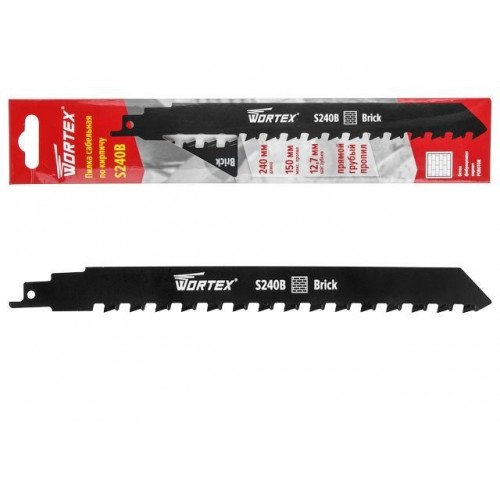Пилка сабельная по кирпичу S 240B WORTEX Пилка сабельная по кирпичу S 240B WORTEX