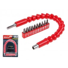 Набор бит WORTEX FBS 11 (10 бит + гибкий вал)