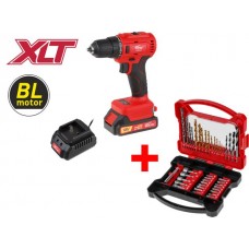 Аккум. дрель-шуруповерт WORTEX BD 1815-1 DLi в кор. ALL1 + АКЦИЯ(41пр. оснастки в подарок) (+ Набор оснастки WORTEX CDS 41 в ПОДАРОК!)
