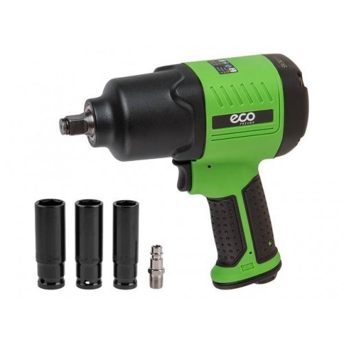 Пневмогайковерт 1/2″ ECO AIW-980S (950/1200 Нм (закр./откр.), 3 ступени крут.мом., twin hammer, 7500 об/мин, композитн. корпус) Пневмогайковерт 1/2″ ECO AIW-980S (950/1200 Нм (закр./откр.), 3 ступени крут.мом., twin hammer, 7500 об/мин, композитн. корпус)