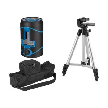 Нивелир лазерный BULL LL 2201 со штативом в кор. (проекция: 2 плоскости 120°,120°, до 30 м, +/- 0.3 мм/м, резьба 1/4″, штатив 1 м в комплекте, зеленый