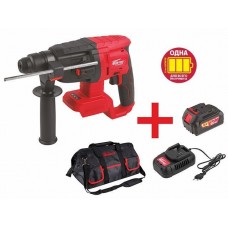 Аккум. перфоратор WORTEX CRH 1824-1 в кор. ALL1 + АКЦИЯ! (4А акб 1 шт., з/у, сумка) (WORTEX CRH 1824-1 в кор. ALL1+З/У+Аккумулятор CBL 1840 ALL1(со скидкой)+сумка WORTEX в ПОДАРОК)