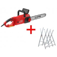 Пила цепная электрическая WORTEX EC 4024-1 шина 40 см (16"), 3/8" LP, 1.3 мм + АКЦИЯ! -15% скидка! (+ Козел для распилки дров SH 8379 - 15% скидка на комплект!)