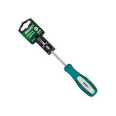 Отвертка “-” 5,0х100мм SL ВОЛАТ (шлицевая Slotted, двухкомп. рукоятка Anti-Slip)