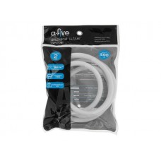 Шланг душевой, PVC, 1/2" г-г 200 см, белый, a-five (Гайка латунь (anti-twist), 10 бар)