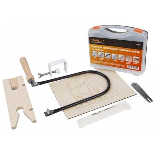 Набор для выпиливания лобзиком МИНИ (7 предметов) STARTUL (ST2045) Набор для выпиливания лобзиком МИНИ (7 предметов) STARTUL (ST2045)