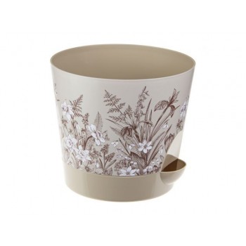 Кашпо НИКА ДЕКО 1,6л с прикорневым поливом (лаванда) IDEA