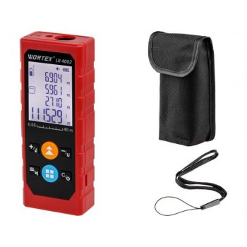 Дальномер лазерный WORTEX LR 4002 в кор., 0,05 – 40, ± 2 мм