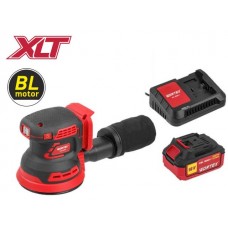 Аккум. эксцентриковая шлифмашина WORTEX COS 1218 E в кор. ALL1 XLT c акб и з/у в кор. БЕСЩЁТ., 18В, (Регул. об., Амплитуда колебаний: 3,6 мм)