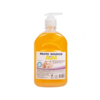 Мыло жидкое для рук с глицерином 500 мл AJM (с дозатором)