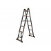 Лестница телескопическая 2-х секц. алюм. 330/660см, 2х8 ступ. 22,8кг BLACK LINE STARTUL (ST9932-066) (усиленное шарнирное соединение, ширина ступени 8см, прорезиненные колеса и доп.стабилизаторы) Лестница телескопическая 2-х секц. алюм. 330/660см, 2х8 ступ. 22,8кг BLACK LINE STARTUL (ST9932-066) (усиленное шарнирное соединение, ширина ступени 8см, прорезиненные колеса и доп.стабилизаторы)