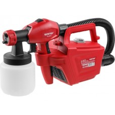 Краскораспылитель электрический WORTEX PS 1165-1 в кор. 650 Вт, 1000 мл/мин, 0.8 л бак (2.6 мм сопло, 80 DIN, выносной компрессор)