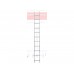 Лестница алюм. односекц. 289см 11 ступ., 4,0 кг PRO STARTUL (ST9945-11)
