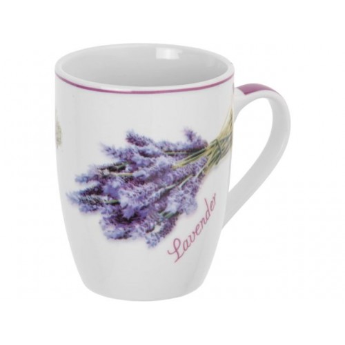 Кружка керамическая, 360 мл., LAVENDER-1, PERFECTO LINEA Кружка керамическая, 360 мл., LAVENDER-1, PERFECTO LINEA