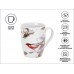 Кружка керамическая, 360 мл., FLOWER BIRD-2, PERFECTO LINEA Кружка керамическая, 360 мл., FLOWER BIRD-2, PERFECTO LINEA