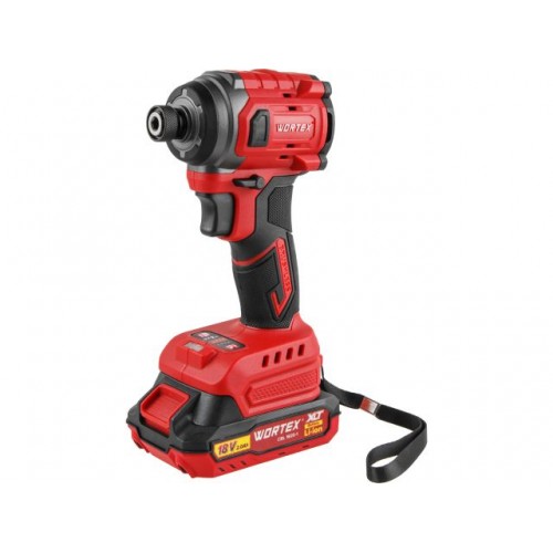Аккум. ударный гайковерт/винтоверт WORTEX CWR 0218 в чем. XLT 2x2 А*ч, БЕСЩЕТ., 18 В, 220 Н*м (внутр. шестигр. 1/4", вес 0,92 кг) Аккум. ударный гайковерт/винтоверт WORTEX CWR 0218 в чем. XLT 2x2 А*ч, БЕСЩЕТ., 18 В, 220 Н*м (внутр. шестигр. 1/4", вес 0,92 кг)