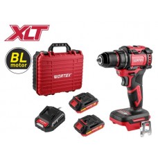 Аккум. дрель-шуруповерт WORTEX BD 2025 DLi в чем. ALL1 XLT БЕСЩЕТ, 18 В, 50 Н*м, 2х2 А*ч, БЗП 10 мм (шурупы до 9 мм, защита от перегрузки и перегрева, импульсная функция)