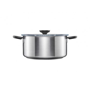 Кастрюля стальная 5л с крышкой Functional Form Fiskars