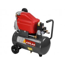 Компрессор ASILAK SLA-324 коаксиальный (235 л/мин, 8 атм, коаксиальный, масляный, ресив. 25 л, 230 В, 1,5 кВт)